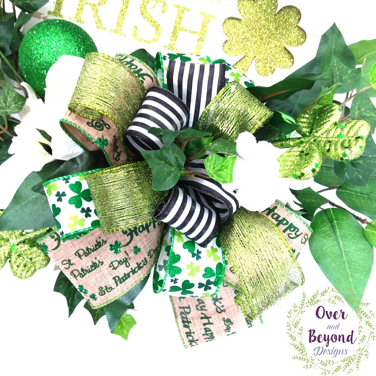 Irish wreaths Irish wreath for front door Irish wreaths for Etsy