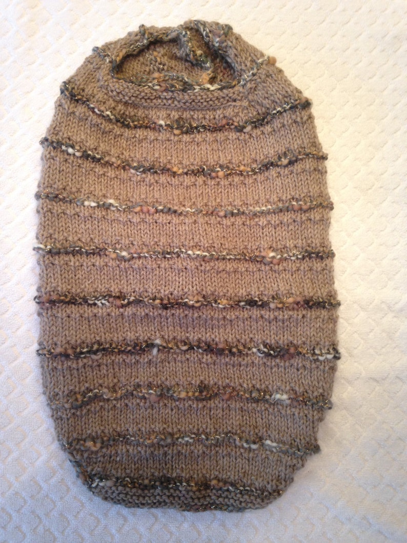 Large Detailed and Stylish Hand Knit Dog Sweater