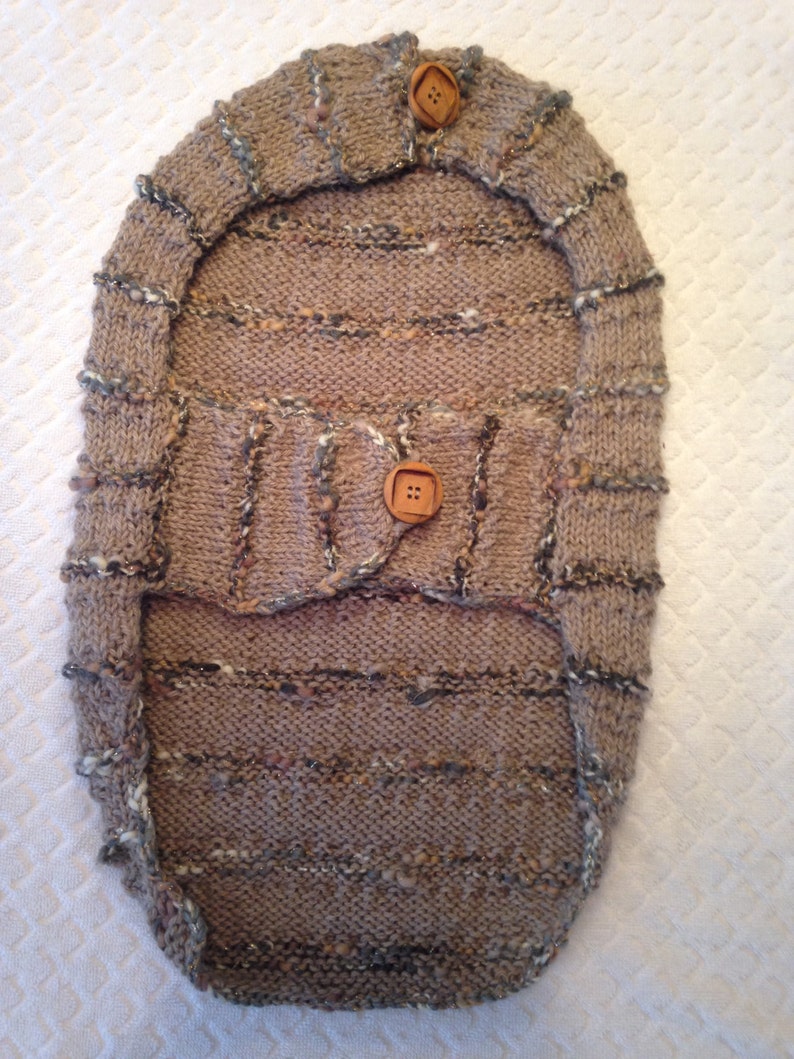 Large Detailed and Stylish Hand Knit Dog Sweater