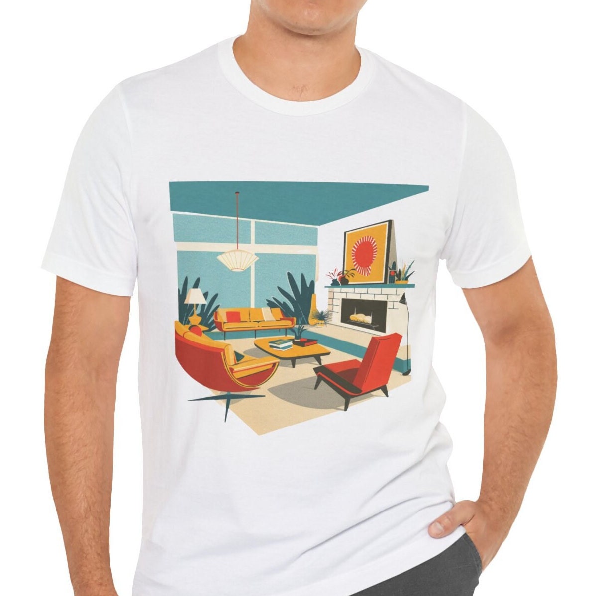 Mid Century Tshirt - Etsy
