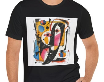Abstract Modern Art Shirt T-Shirt Unisex Jersey Short Sleeve Tee