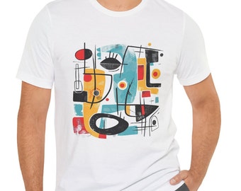 Abstract Modern Art Shirt T-Shirt Unisex Jersey Short Sleeve Tee