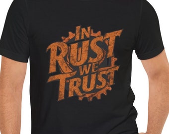 Garage Shop In Rust We Trust Men's Shirt T-Shirt Flea Market Unisex Jersey Short Sleeve Tee