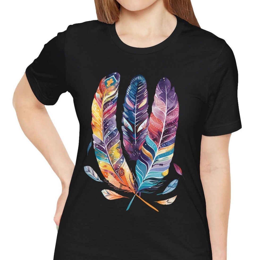 Feather Shirt, T-shirt, Women's, Mother's Day Gift, Mom's Gift - Etsy