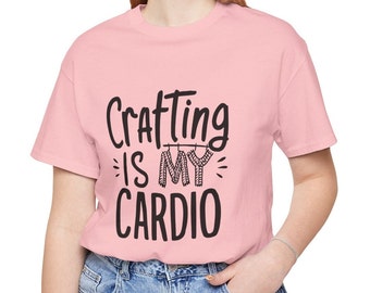 Crafting is My Cario Tshirt, Funny Crafting T-Shirt, Women Shirt, Gift, Funny Craft Hobby Shirt, Crafty Mom Shirt