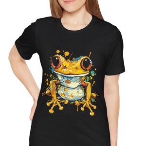 Cool Frog Shirt T-Shirt Unisex Jersey Short Sleeve Tee Gift