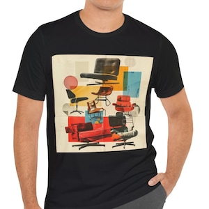 Mid Century Shirt, Mid Century Furniture Shirt, Mid Century, Mid Century Modern, Shirt, T-Shirt