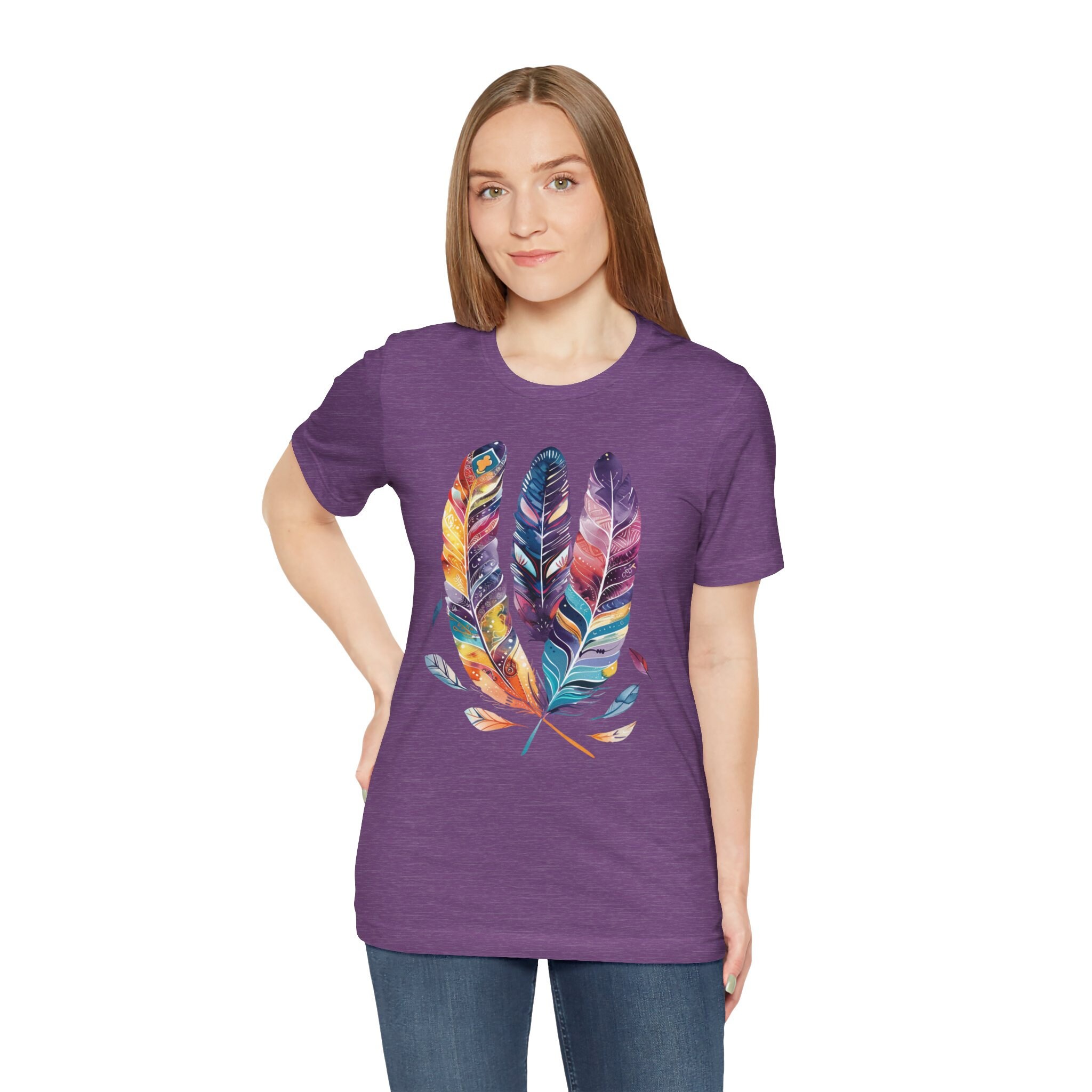 Feather Shirt, T-shirt, Women's, Mother's Day Gift, Mom's Gift - Etsy