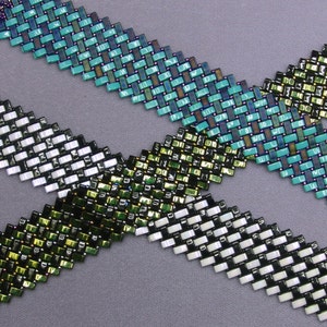 Herringbone with Half Tilas Bracelet Pattern