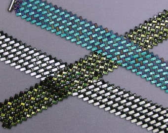 Fischgrätmuster mit Half Tilas Armband Muster