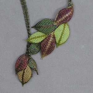 Peyote Leaves American Leaves Peyote Pattern