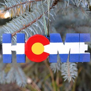 Colorado HOME Christmas Ornament