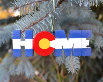 Colorado HOME Christmas Ornament