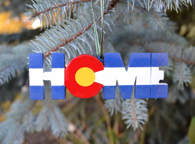 Colorado HOME Christmas Ornament image 1