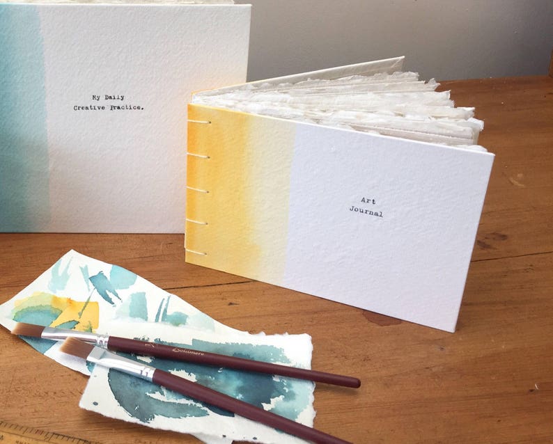 A6 personalised sketchbook art journal/artists sketch book Etsy