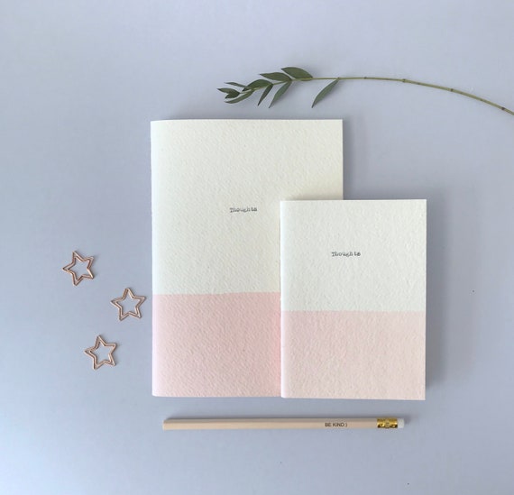 Custom Notebook - recycled notebook, personalised on my vintage typewriter
