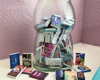 Mini Book Template for To Be Read Jar- Editable Template