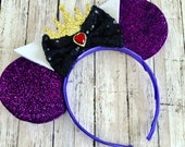 Evil queen Sparkly Mouse Ears