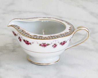 Noritake Ridgewood 5201 Fine Bone China Creamer, Small Cream Pitcher, Replacement Dishware