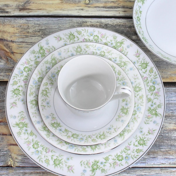 Vintage China Patterns - Dinner Plate Sets - Fine China Dinnerware - Vintage Dinner Plates -  Discontinued China - Royal Wentworth Pauline