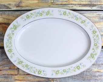 Oval Serving Platter - Serving Pieces - Vintage China Patterns - China Replacements Pieces- Discontinued China - Royal Wentworth Pauline