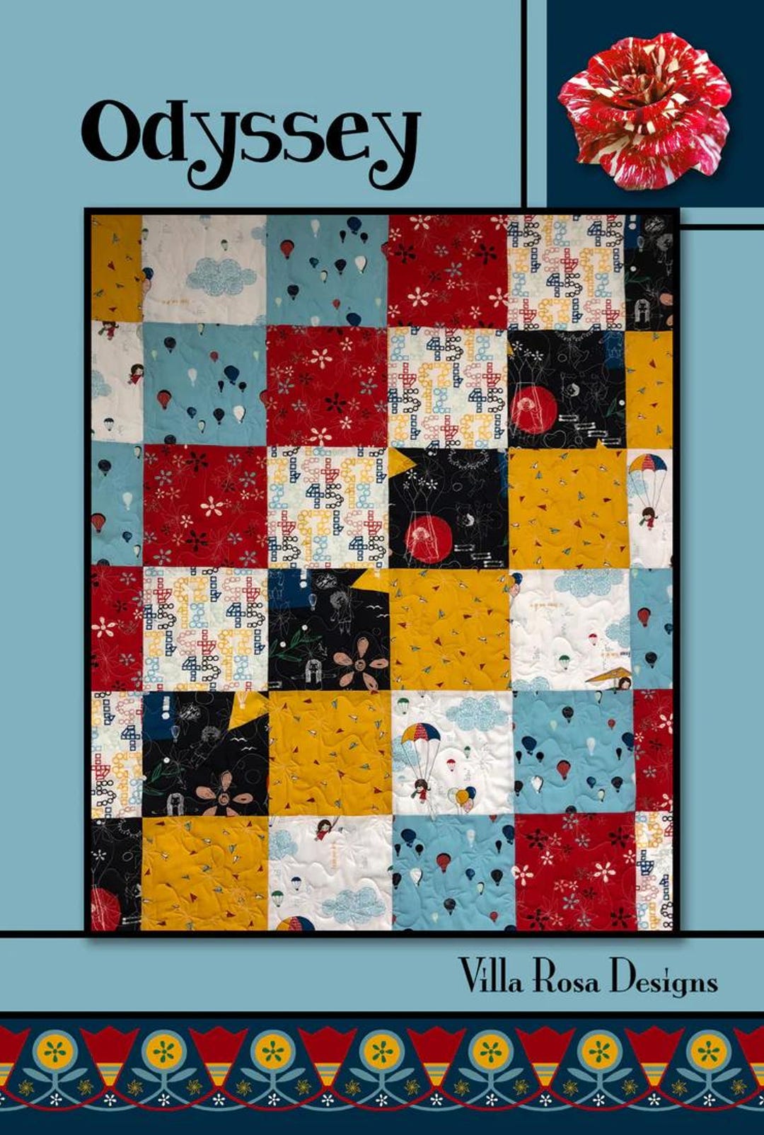 Odyssey PDF Quilt Pattern-villa Rosa Instant Download Quilt Pattern - Etsy