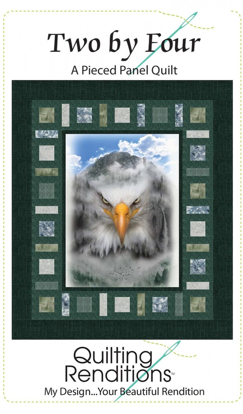 Two by Four Panel Quilt Pattern: Pieced Design (PDF Pattern) - Etsy