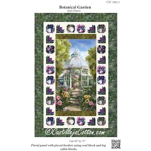 Botanischer Garten Quilt Anleitung PDF Anleitung Quilt Pattern-Diane McGregor-Castilleja Cotton