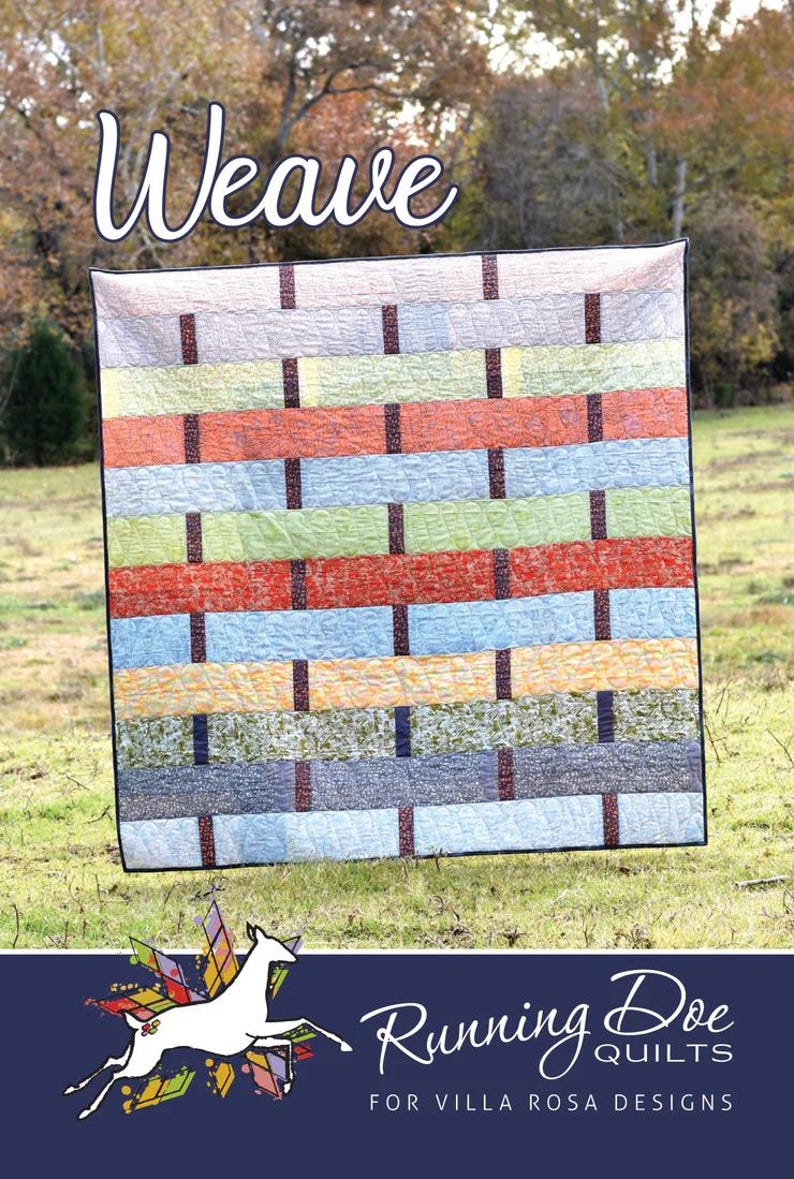 Weave PDF Quilt Pattern-villa Rosa Instant Download Quilt Pattern - Etsy