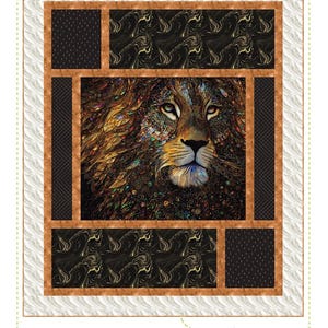 PDF Quilt Pattern-Through The Woods Quilt Pattern-Quilting Renditions- Instant Download Pattern