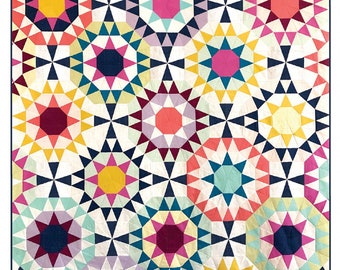 Small World Quilt Pattern-Tara Faughnan-Foundation Paper Piecing Quilt Pattern