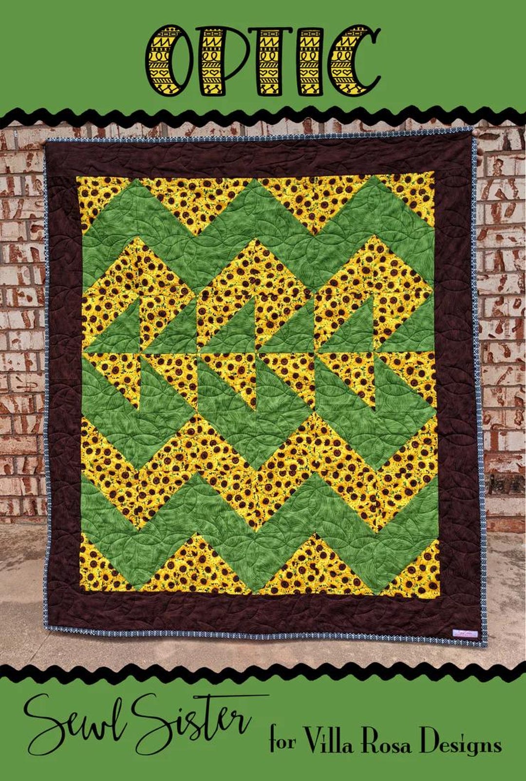 Optic PDF Quilt Pattern-villa Rosa Instant Download Quilt Pattern - Etsy