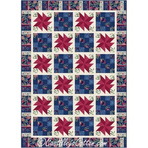 Pinwheel Pomegranate Quilt Pattern: Lap Size (PDF Pattern)