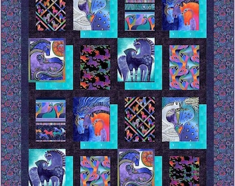In Frame PDF Quilt Pattern-Panel Quilt Pattern-Instant Download by Kari Nichols for Quilting Renditions