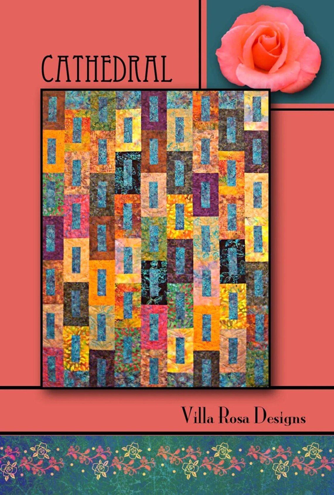 Cathedral PDF Quilt Pattern-villa Rosa Instant Download Quilt Pattern ...