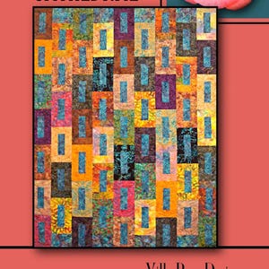 Cathedral PDF Quilt Pattern-Villa Rosa Instant Download Quilt Pattern