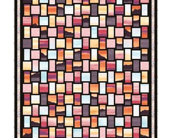 Shattered Landscape Quilt Pattern by Pine Tree Country Quilts -Pieced Quilt Pattern