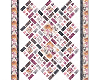 Walk Through The Garden Quilt Pattern - Pieced Quilt