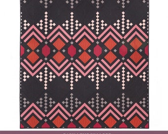 DECO-Quilt Pattern-Lo & Behold Stitchery Patterns-Pieced Quilt Pattern