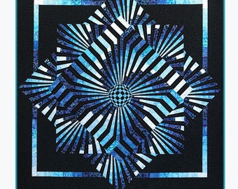 SPIRAL MOTION-Optical Illusion Pieced Quilt Pattern* Kathleen Andrews-Kwiltart