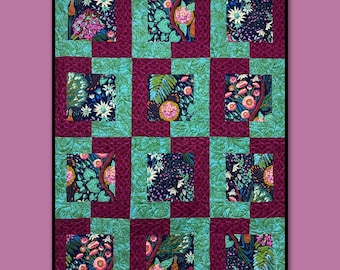 Zamora PDF Quilt Pattern-Villa Rosa Instant Download Quilt Pattern