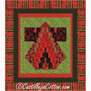 Bargello Kimono Queen Quilt Pattern PDF Quilt Pattern-Diane McGregor-Castilleja Cotton-Timeless Treasures Gilded Rose