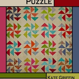 Dutchman&#39;s Puzzle Quilt Pattern PDF Quilt Pattern-Villa Rosa Instant Download Quilt Pattern