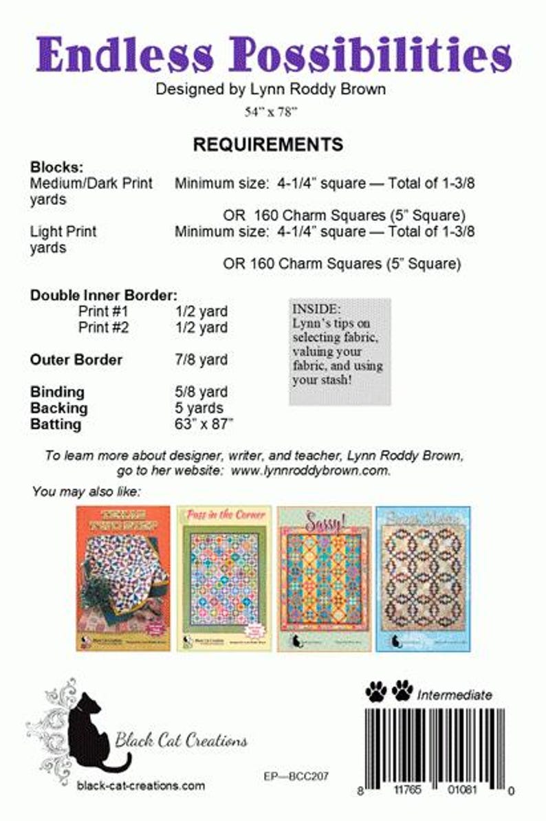 Endless Possibilities Quilt Pattern: Pieced Design (PDF Pattern) - Etsy