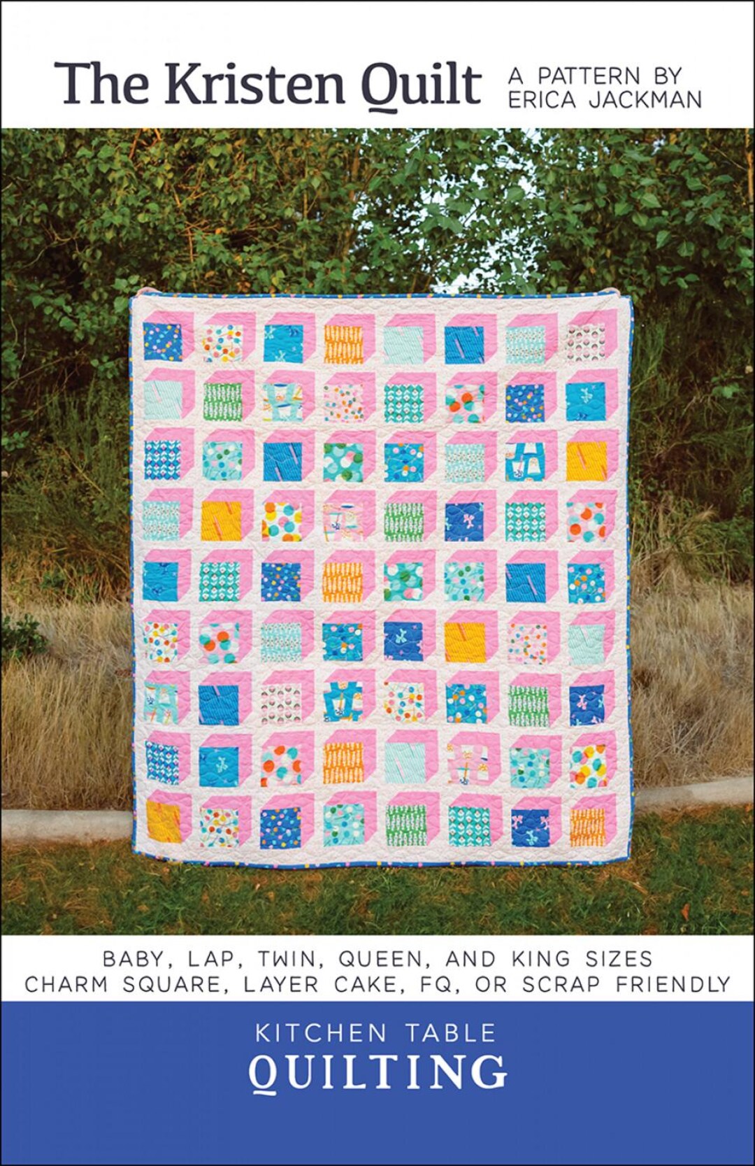 PREORDER the Kristen Quilt Pattern by Kitchen Table Quiltingerica