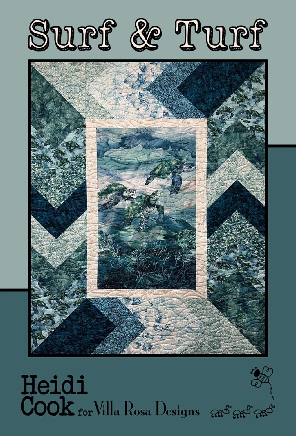 Surf & Turf Quilt Pattern PDF Quilt Pattern-Villa Rosa Instant Download Quilt Pattern