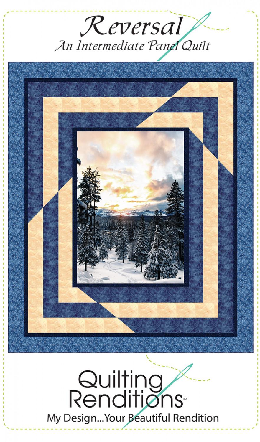 REVERSAL Quilt Pattern by Quilting Renditions-Panel Quilt Pattern-Kari Nichols