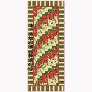 Rainbow Bargello Weihnachten Tischläufer Quilt Pattern PDF Quilt Pattern-Diane McGregor-Castilleja Cotton