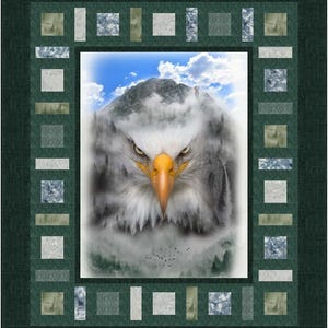 Two By Four Quilt Pattern PDF Quilt Pattern-Pieced Quilt Pattern by Kari Nichols for Quilting Renditions