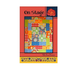 On Stage Quilt Pattern: Beginner Sewing Project (PDF Pattern)